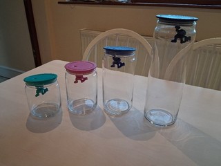 Alessi Gianni Coloured Kitchen Storage Jar Collection 70cl 90cl 150cl & 200cl