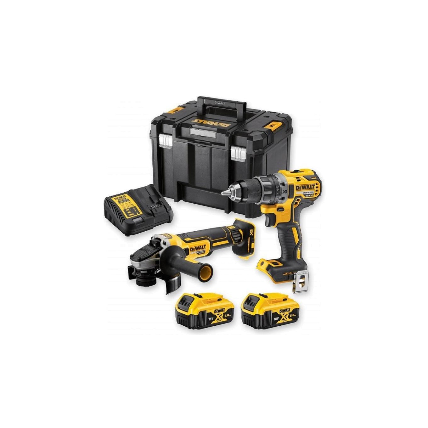 Dewalt Nero/Giallo Set Di Utensili Elettrici, Dck2020 - Immagine 2