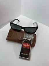Ray-Ban RB4151 140 mm Anti-Reflective Rectangular Sunglasses - Black