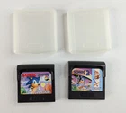 Lot Of 2 Sega Game Gear Games Sonic The Hedgehog 1 & Sonic 2 with Clamshells