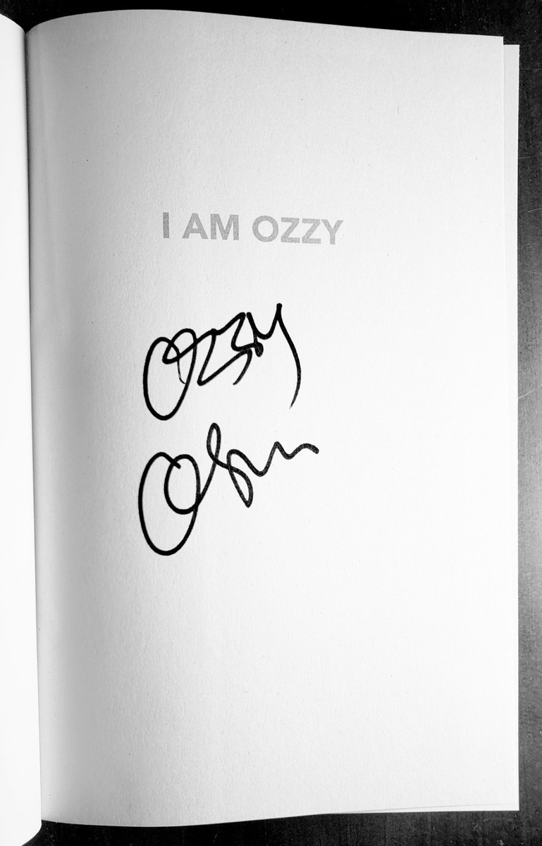 OZZY OSBOURNE SIGNED 'I AM OZZY' 1ST/1ST ED. HC NEW BOOK BLACK