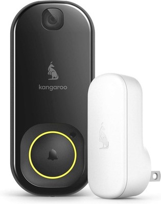 WiFi Doorbell Camera & Indoor Chime w/ Image Capture & Motion Alerts