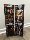 LEGO Star Wars: Sealed Buildable Figures 75117, 75115, 75118, 75114