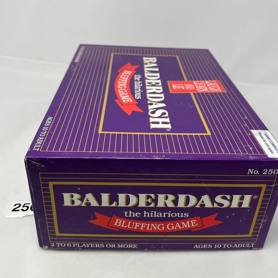 Vintage 1984 Balderdash: The Hilarious Bluffing Family Board Game - COMPLETE - Image 2 of 4