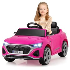 12V Kids Ride On Car W/Remote Control 4 Wheels Suspension 3 Speeds LED Headlight