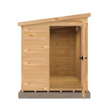 Image of Security Pent 10 x 6 Single Door Shiplap Shed