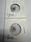 Geiger Edelmetalle 2g Total 1g Each .999 Silver Bar Bullion