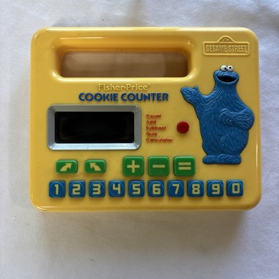 Vtg 1985 Fisher Price Sesame Street Cookie Monster Electronic Counter Tested VG