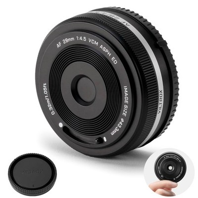 Viltrox AF 28mm F4.5 Full Frame Auto Focus Pancake Lens for Sony E-mount Cameras