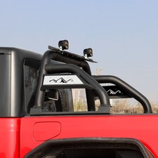 Adjustable Sport Truck Bed Roll Bar Wlight For F150sierrasilveradotacomaram