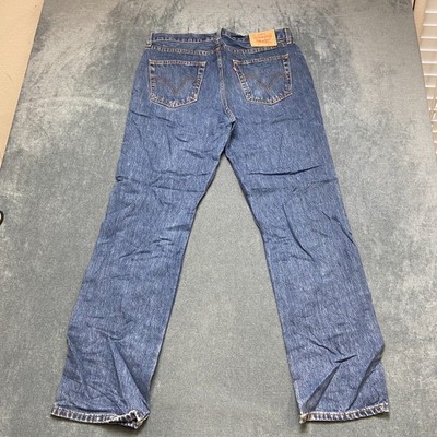 VTG Levi's 751 Jeans Mens 36X34 Blue Denim Medium Wash 5-Pockets Straight Leg