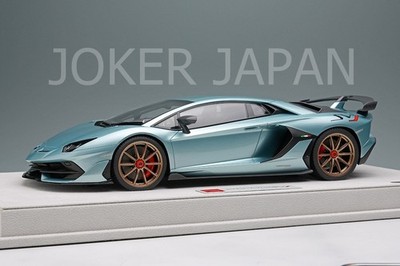 Make Up EIDOLON 1/18 Lamborghini Aventador SVJ 2018 (Nireo wheel) Blue EML026F
