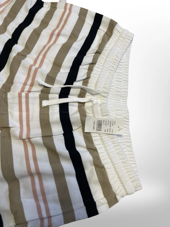 Diamond Supply Co. Striped Drawstring Shorts Large NWT Casual Skatewear - Image 4 of 4