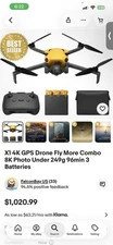 X1 Skyrover Drone 4K Camera