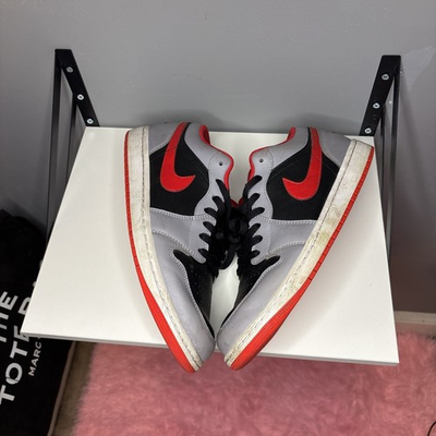 #ad #ad Nike Air Jordan 1 Low Cement Fire Red Mens 553558 060 10.5 $55.00