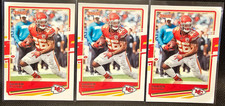 Damien Williams Kansas City Chiefs lot of 3 2020 Panini Donruss Football Cards