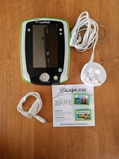 Leapfrog LeapPad 2 Kids Learning Tablet   Stylus cables batteries games 