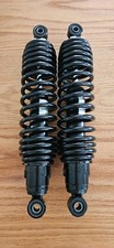 Amortiguadores dobles traseros para moto KYB negros 14,75" de longitud