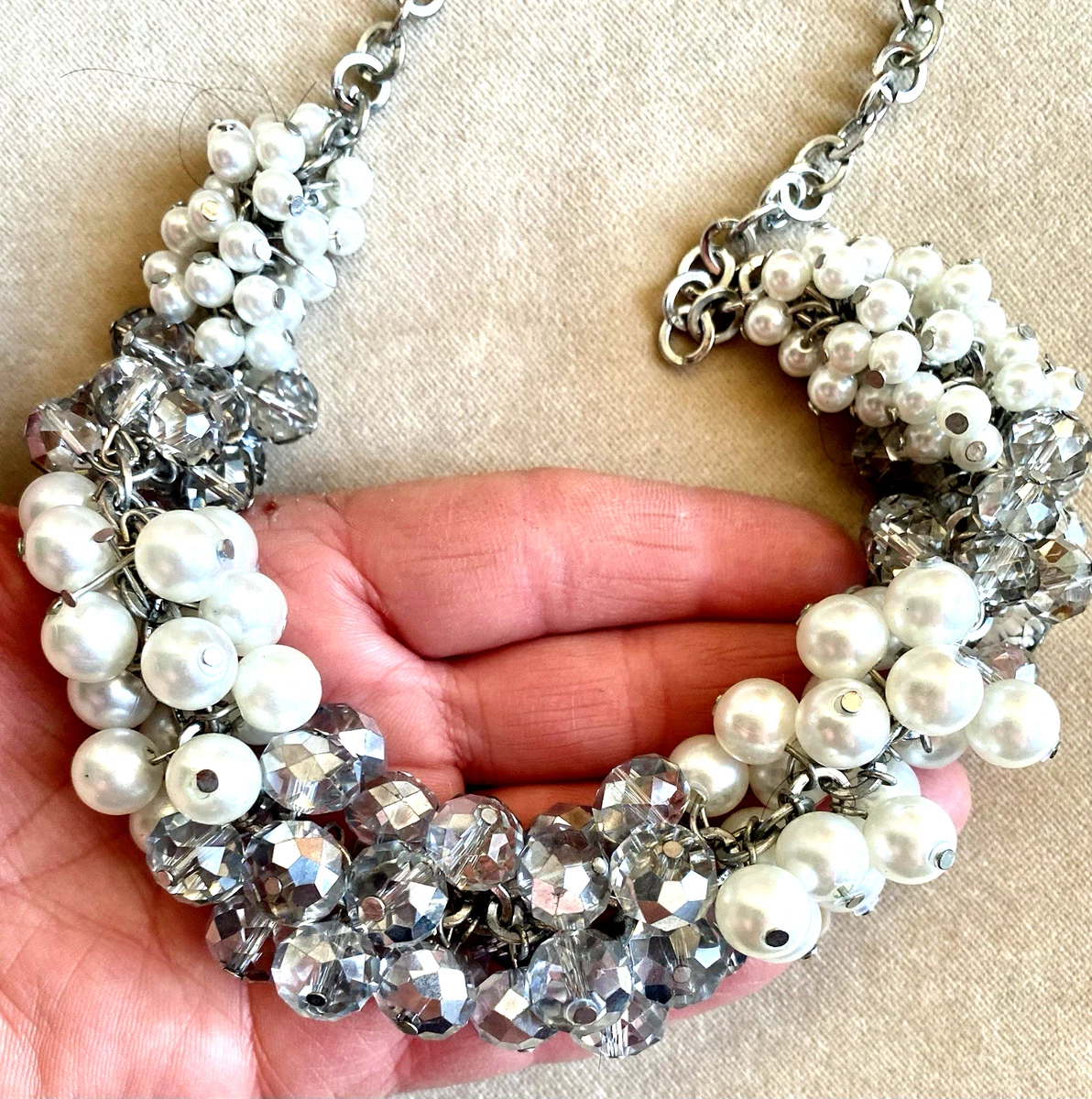 White House Black Market Crystal Choker Fashion Necklaces  display picture 1