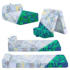 Folding Sofa Bed for Kids, Toddler Fold Out Couch Beds with Removable Cover, ...