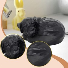 Sleeping Dog Pet Urn Funeral Urn Organizer Storage Pet Memorial Figurine Pet