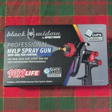 Black Widow Spectrum (BW-HVLP-SF) 1.7mm Tip HVLP Professional Spray Gun (56152)