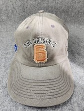 Vtg Old Time Hockey The Original 6 Strap Back Embroidered Cap/Hat 100% Cotton
