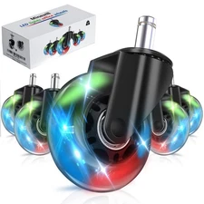 Gaming Chair Wheels - 2.5 inch Heavy Duty Caster Wheels(2200lbs),Mute Rolling...