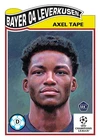TOPPS LIVING SET UCC UEFA 2025 2026 899 AXEL TAPE RC BAYER LEVERKUSEN PREORDER
