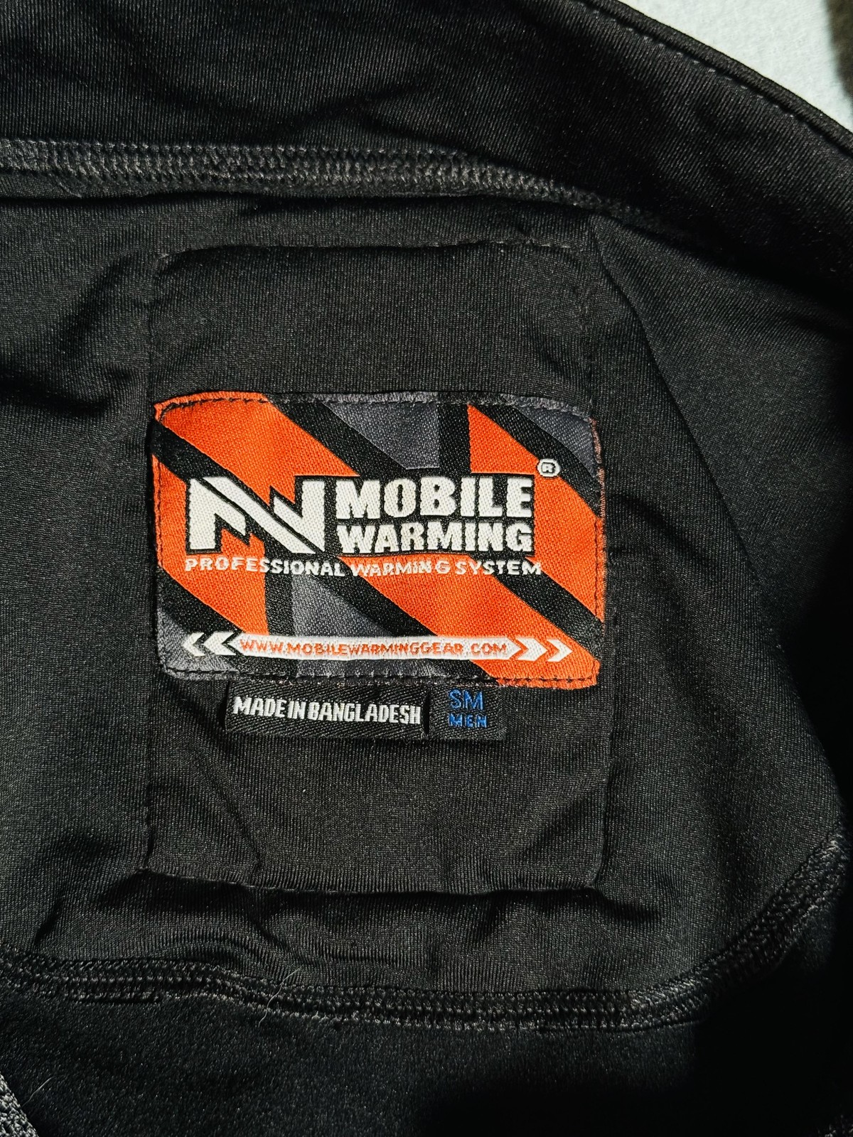 Mobile Warming Size Small Heated Base Layer Black… - image 2