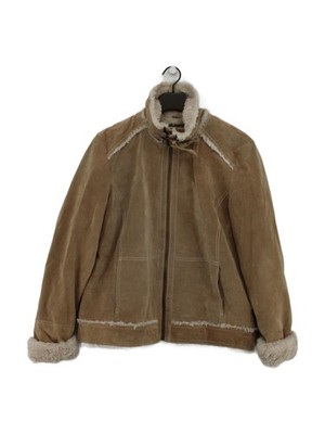 Wilsons Leder Motorradjacke Jacke hellbraun