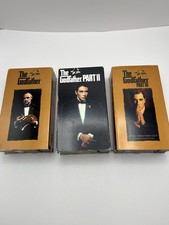 The Godfather Trilogy Parts 1 2 & 3 VHS