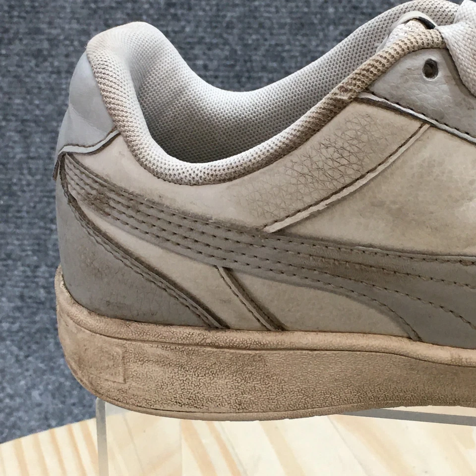 Zapatilla deportiva Puma juvenil 6 gris Carter punta redonda con cordones informal imitación cuero 396316 Foto 3 de 4