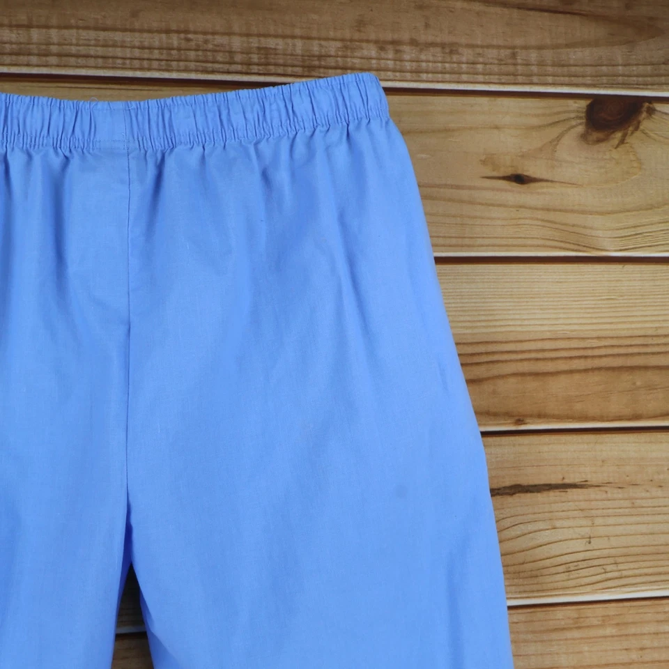 Carol's Scrubs Pants Womens 2X Blue Cotton Blend Elastic Waist Pockets Medical - Image 4 of 4