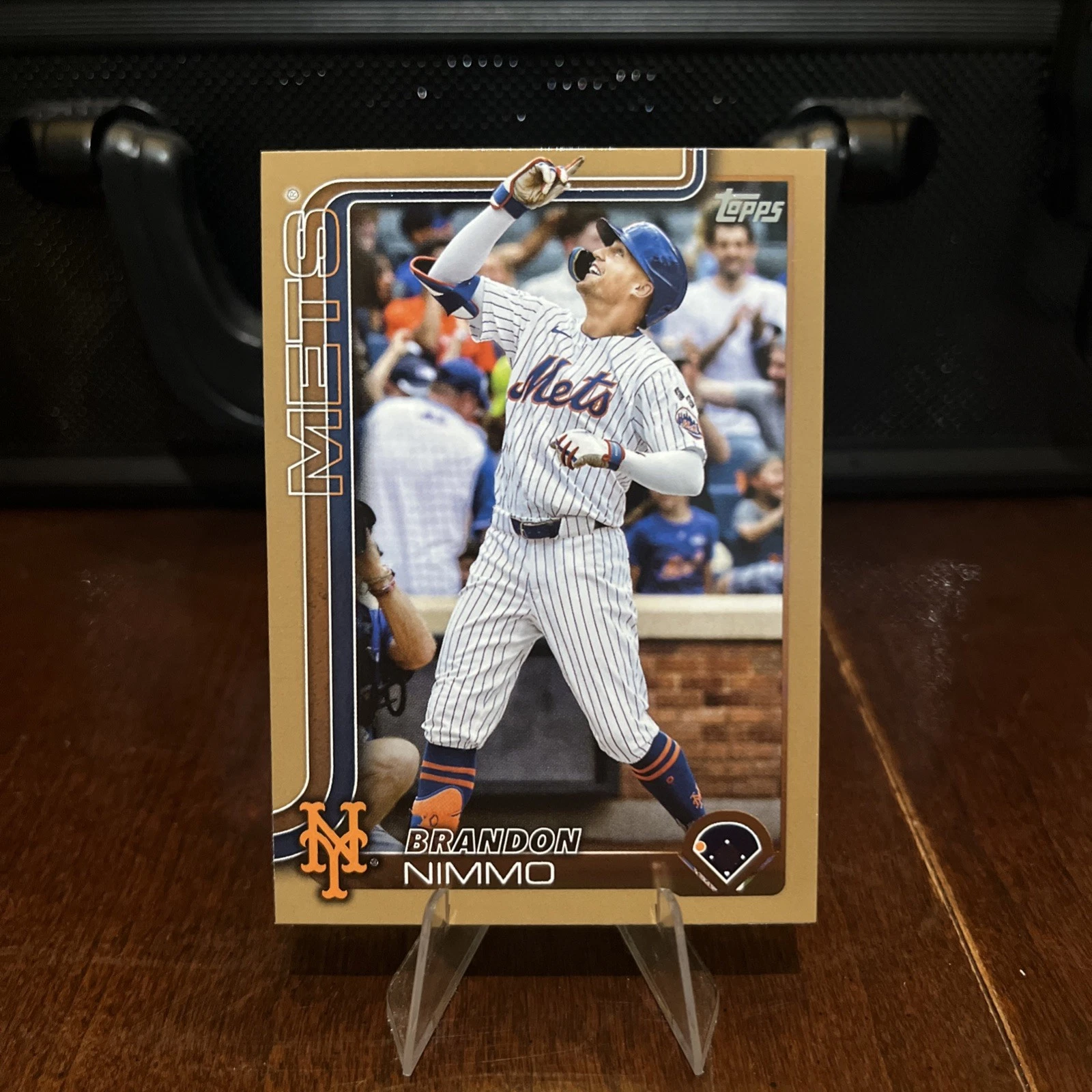 2025 Topps Series 1 Brandon Nimmo GOLD PARALLEL /2025 New York Mets