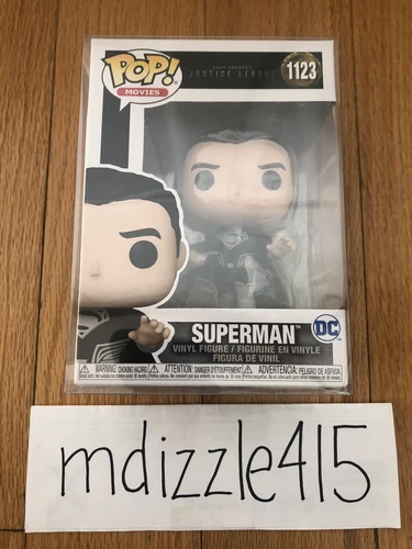 Funko Pop! Movies Superman Black Suit #1123 Zack Snyder's Justice League
