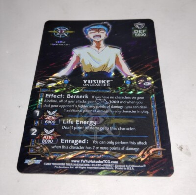 yusukeページ Yusuke Urameshi (038) (SR*) - UE13BT: Yu Yu Hakusho: Ghost Files