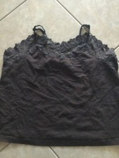 Avenue Stretch Brown Lace Cami Tank size 18/20