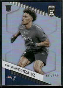 #120 Christian Gonzalez 2023 Donruss Elite #/999 Rookie