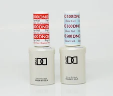 DND UV/LED Cure Soak off Gel No Cleanser Needed - Top Coat #600 + Base coat #500