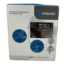 Combination Portable Notebook Lock 5 FT Cable Black Color By Engage