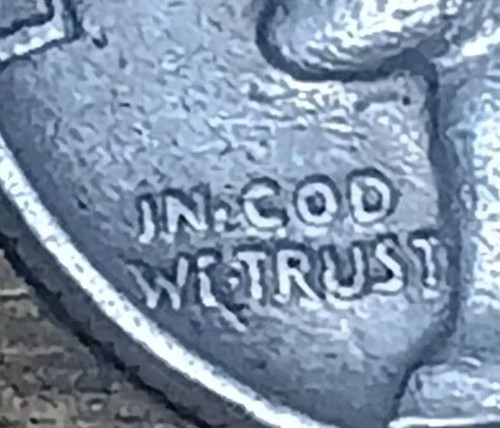 1944 P U.S. Mercury Dime Silver Error 