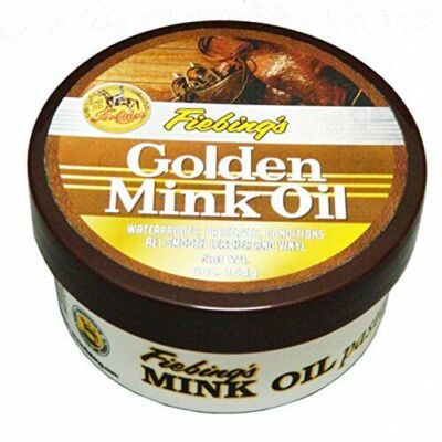 Fiebing's Golden Mink Oil Leather Preserver, 6 oz