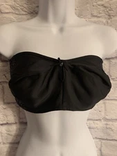 CURVATION BRA Size 42C Black Strapless #B1410