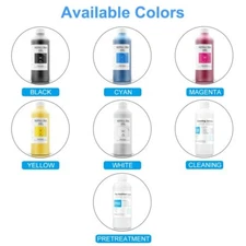 GT3 DTG Textile Ink For Brother GT-341 361 381 Series Direct to Garment Printer