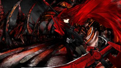 Anime Rwby Red Ruby Rose Rwby  Gaming Mat Desk 50443