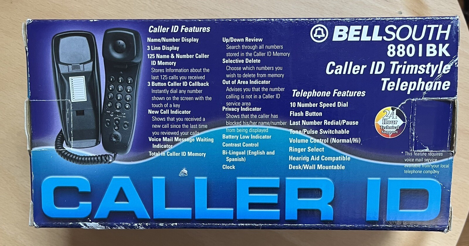 Bellsouth Caller ID Trimstyle Corded Telephone 8801BK New IN Box eBay