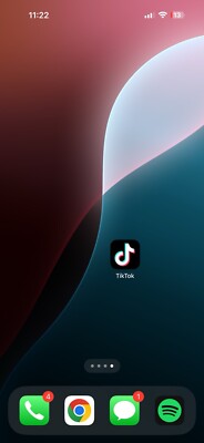 iPhone 16 Pro Max with Tik Tok Installed