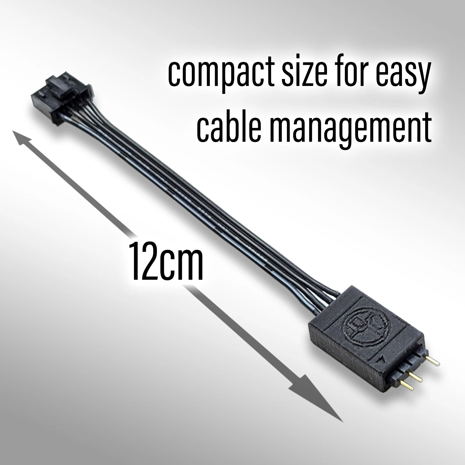 ECSiNG ARGB-naar-RGB Adapterkabel – 2 Stuks – 16,5 Cm – 3-pins 5V Naar 4-pins – Compatibel Met NZXT AER RGB En F120 RGB CORE Ventilatoren