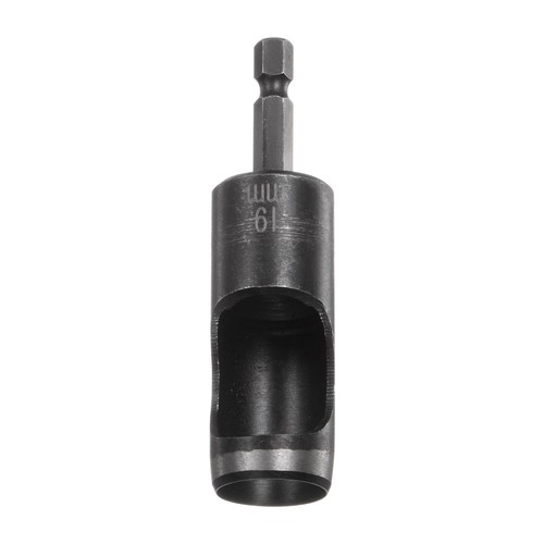 Leather Hollow Punch 1/4 Hex Shank for Drills, 19mm Dia Rotary Hole